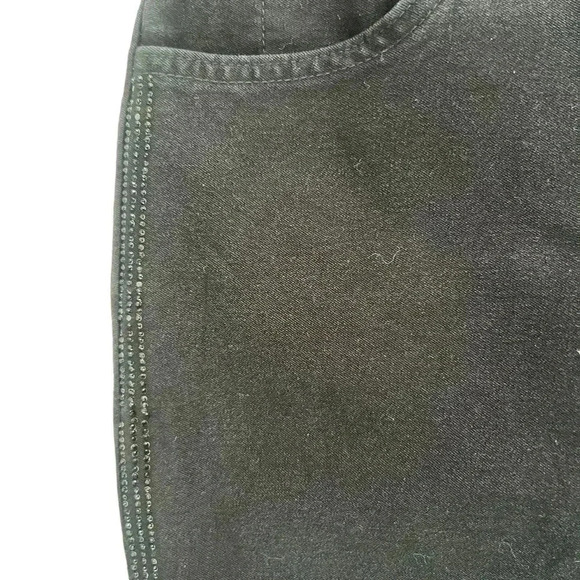 NYDJ Black Flare Embellished down Sides Women’s Jeans - Picture 5 of 9